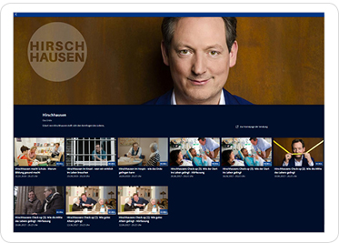 Screenshot Hirschhausen mediathek