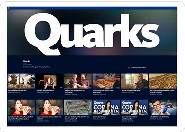 Screenshot Quarks Mediathek
